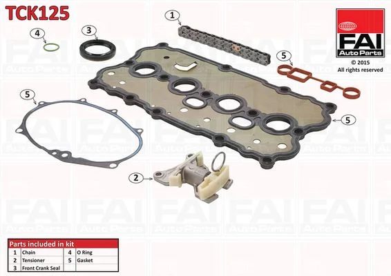 Kit de corrente de distribuição FAI AutoParts TCK125