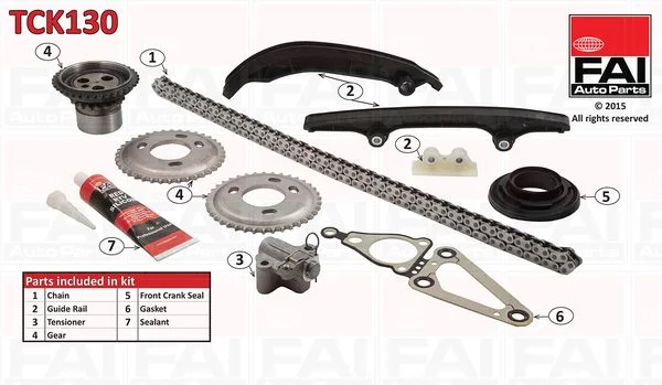 Kit de corrente de distribuição FAI AutoParts TCK130