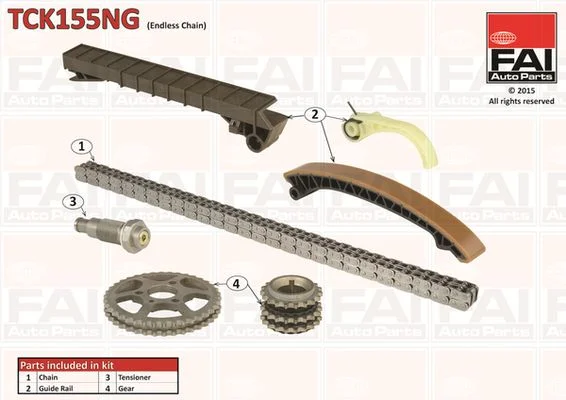 Timing Chain Kit FAI AutoParts TCK155NG