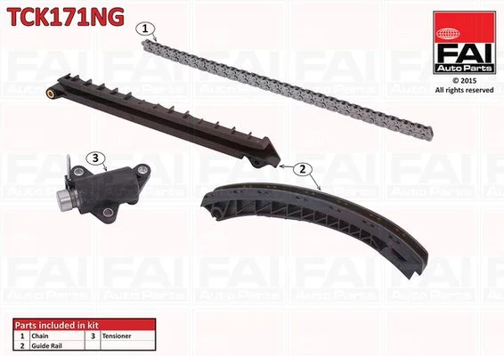 Kit de corrente de distribuição FAI AutoParts TCK171NG