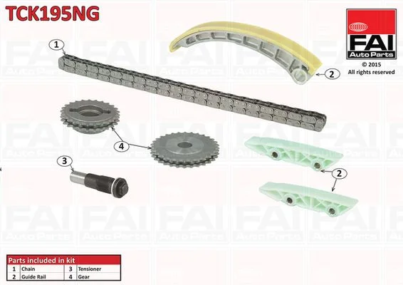 Kit de corrente de distribuição FAI AutoParts TCK195NG
