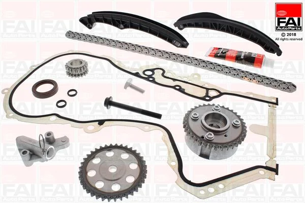 Paskirstymo grandinės komplektas FAI AutoParts TCK202L2VVT