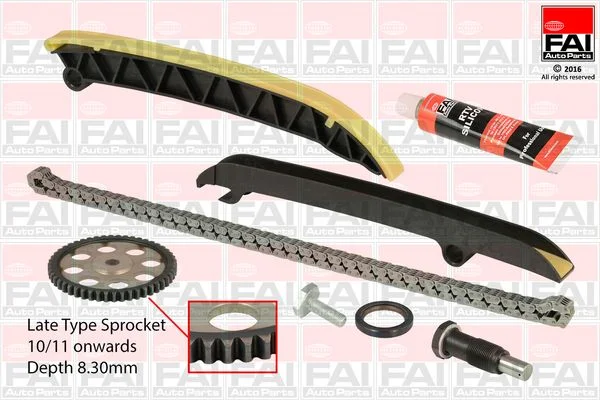Paskirstymo grandinės komplektas FAI AutoParts TCK208L