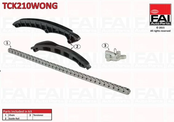 Kit de corrente de distribuição FAI AutoParts TCK210WONG
