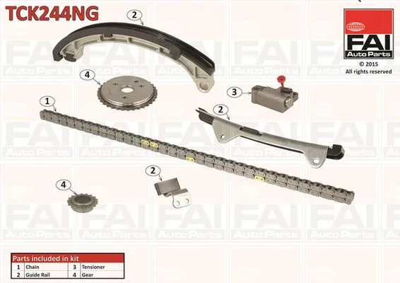 Timing Chain Kit FAI AutoParts TCK244NG