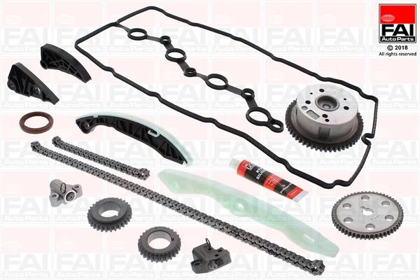 Paskirstymo grandinės komplektas FAI AutoParts TCK254VVT