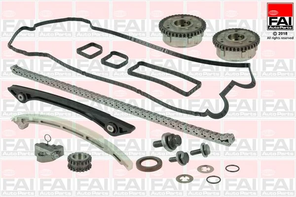 Paskirstymo grandinės komplektas FAI AutoParts TCK288LVVT