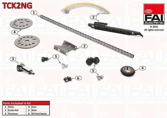 Timing Chain Kit FAI AutoParts TCK2NG