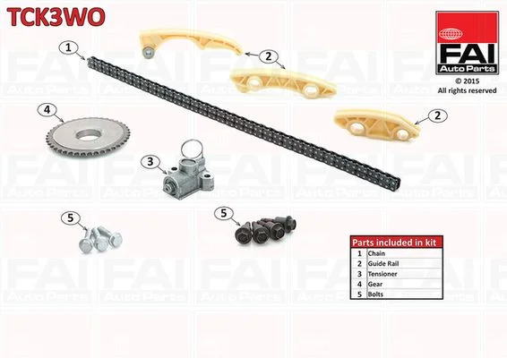 Kit de corrente de distribuição FAI AutoParts TCK3WO