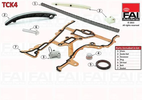Timing Chain Kit FAI AutoParts TCK4