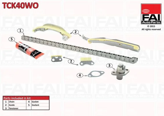 Kit de corrente de distribuição FAI AutoParts TCK40WO