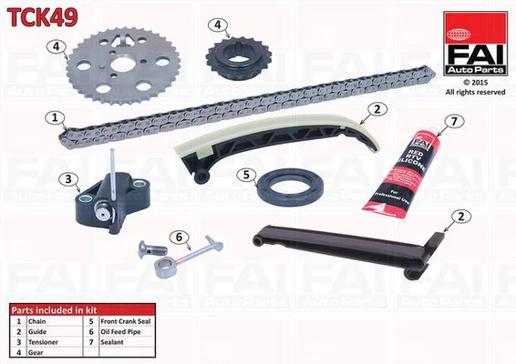 Kit de corrente de distribuição FAI AutoParts TCK49