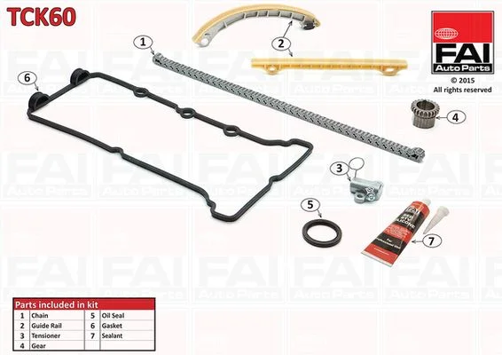 Timing Chain Kit FAI AutoParts TCK60