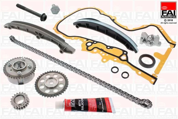 Paskirstymo grandinės komplektas FAI AutoParts TCK87LVVT