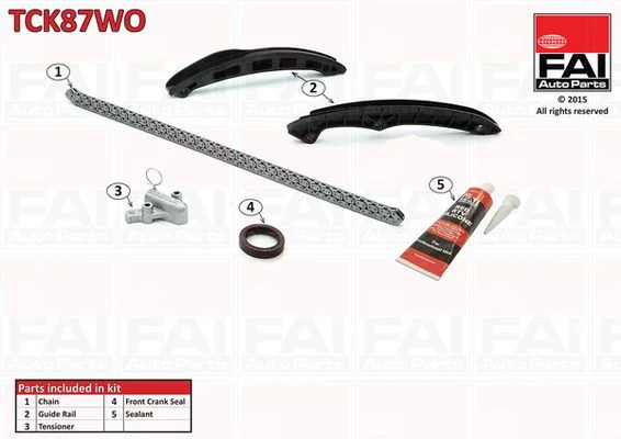 Kit de corrente de distribuição FAI AutoParts TCK87WO