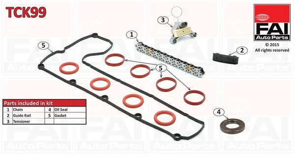 Kit de corrente de distribuição FAI AutoParts TCK99