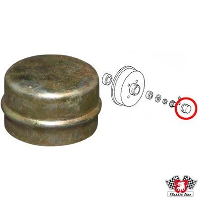 Tampa de proteção, cubo da roda JP GROUP 1151450200