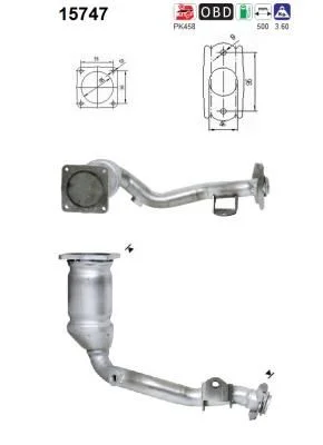 Catalytic Converter AS 15747