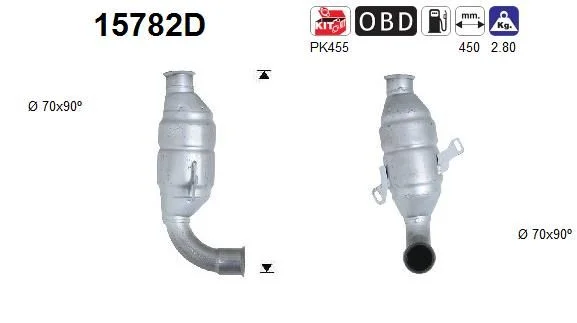 Catalytic Converter AS 15782D