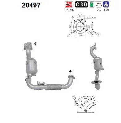 Catalytic Converter AS 20497