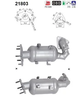 Catalytic Converter AS 21803