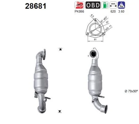 Catalytic Converter AS 28681