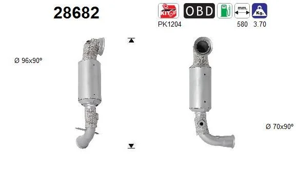 Catalytic Converter AS 28682