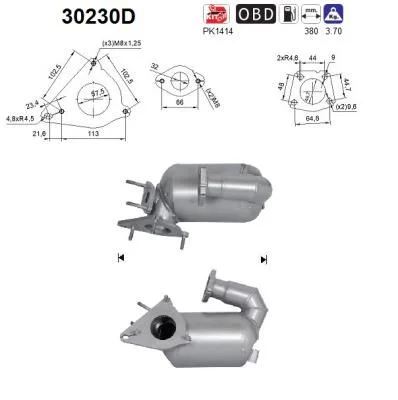 Catalytic Converter AS 30230D