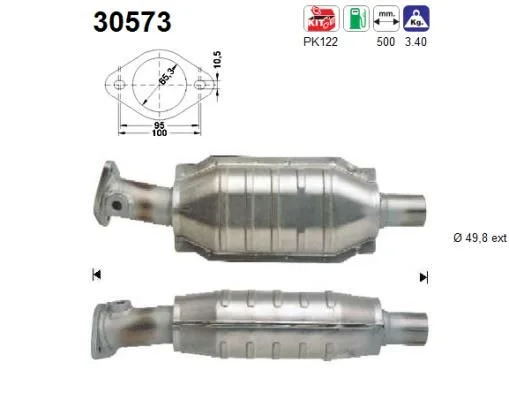 Catalytic Converter AS 30573