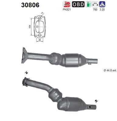 Catalytic Converter AS 30806