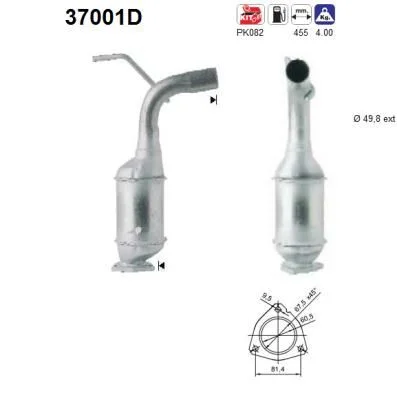 Catalytic Converter AS 37001D