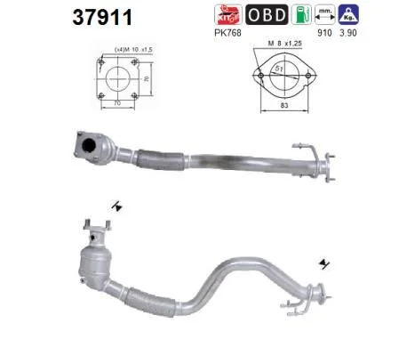 Catalytic Converter AS 37911