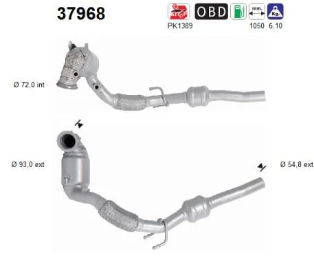 Catalytic Converter AS 37968