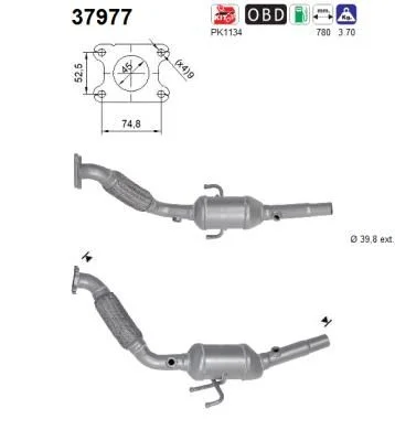 Catalytic Converter AS 37977