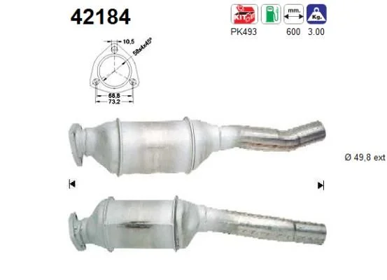 Catalytic Converter AS 42184
