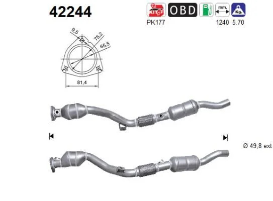 Catalytic Converter AS 42244