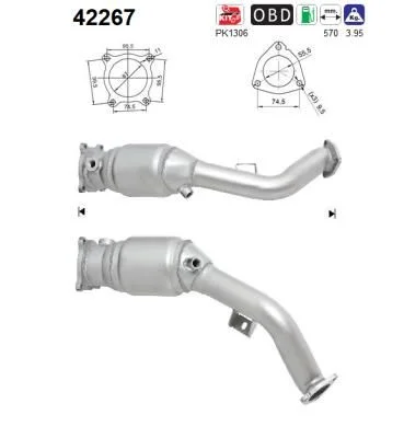 Catalytic Converter AS 42267