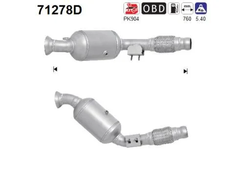 Catalytic Converter AS 71278D