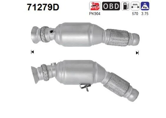Catalytic Converter AS 71279D
