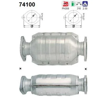 Catalytic Converter AS 74100