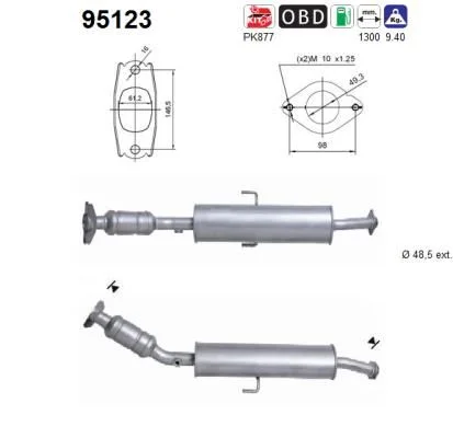 Catalytic Converter AS 95123