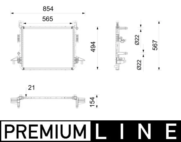 5031 MAHLE BEHR HELLA TERMIKA CRE10000P