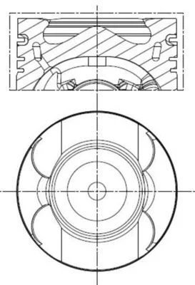 Piston MAHLE 001 PI 00133 000