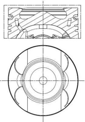 Pistão MAHLE 001 PI 00189 000
