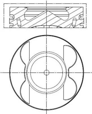 Pistão MAHLE 001PI00190000