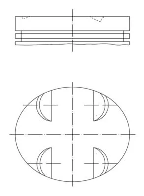 Pistão MAHLE 005 24 01