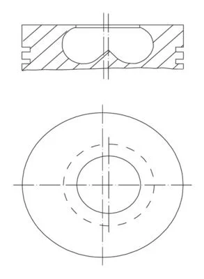 Pistão MAHLE 007 04 00