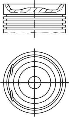 Pistão MAHLE 012 20 03