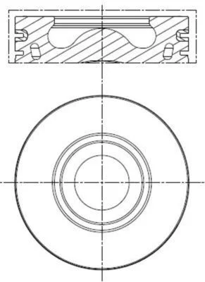 Pistão MAHLE 013PI00136001