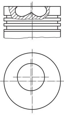 Pistão MAHLE 015 06 00